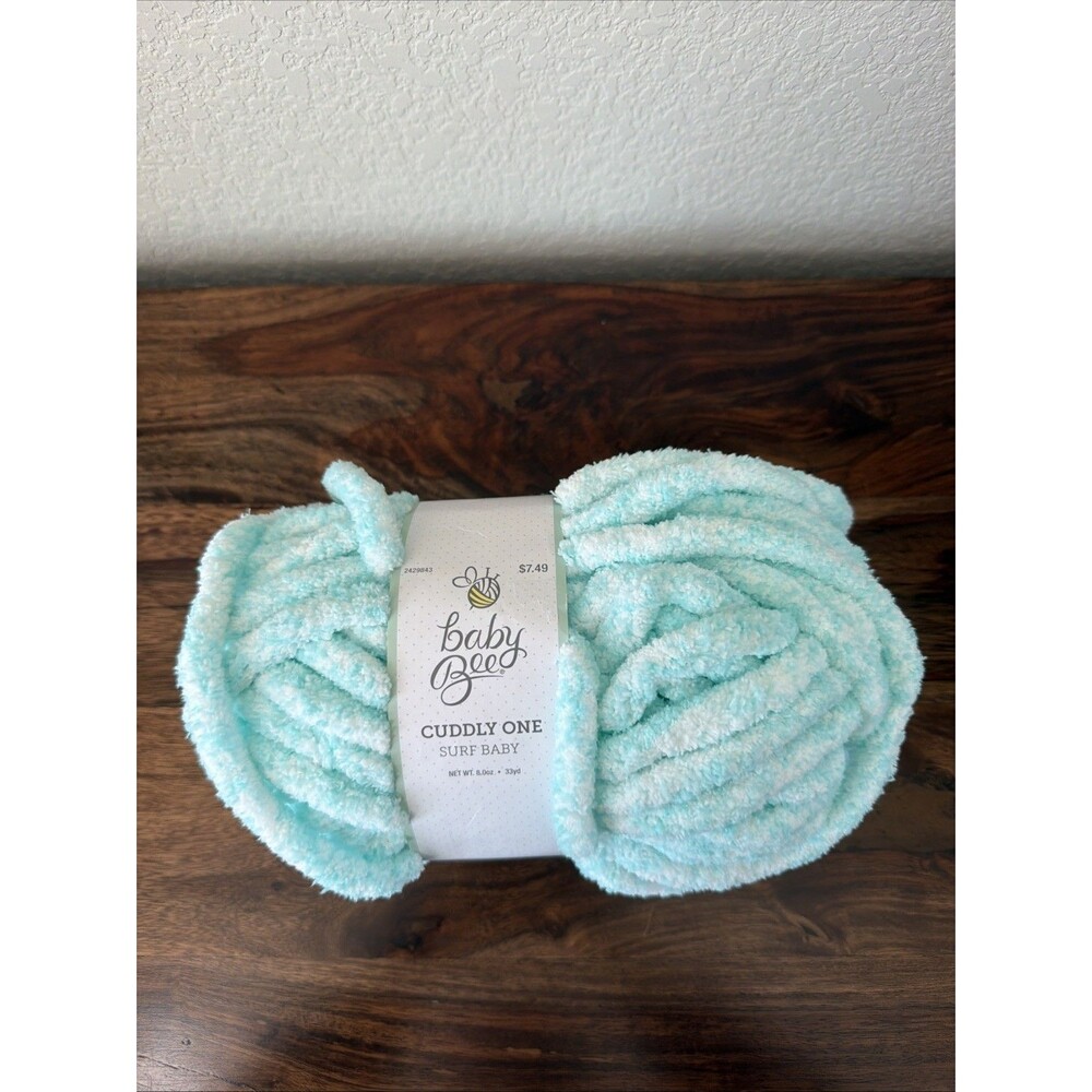 Baby Bee Cuddly One Yarn - #16 Surf Baby - One Skein - 100% Polyester